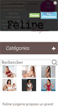 Mobile Screenshot of felinelingerie.fr